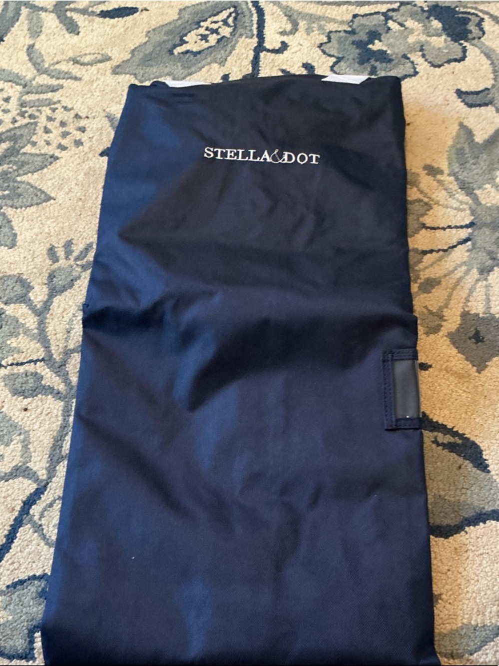 Stella & Dot Navy Hanging Bag
